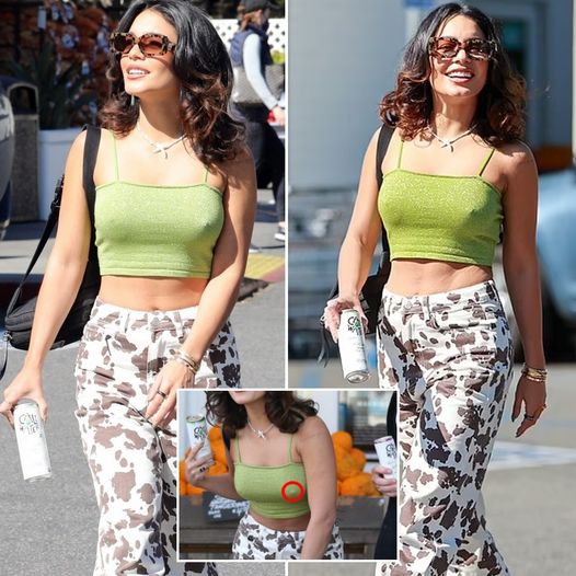 Vanessa Hudgens Reveals Sculpted Abs in Tiny Lime Crop Top – See the Jaw-Dropping Look!