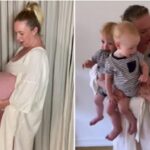 Triplets’ Mom Shares Shocking Pregnancy Belly Throwback, Unveiling Every Parent’s Unspoken Fear!