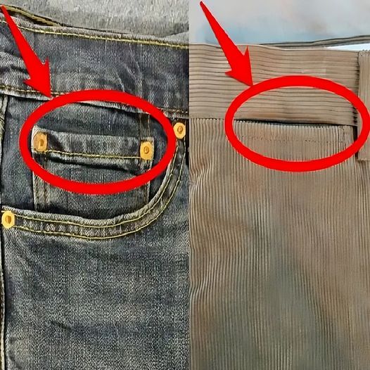 For this reason, every pair of jeans has a little pocket within the front pocket…