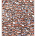 Optical Illusion Challenge: Can you find a cat among the houses in 5 seconds?