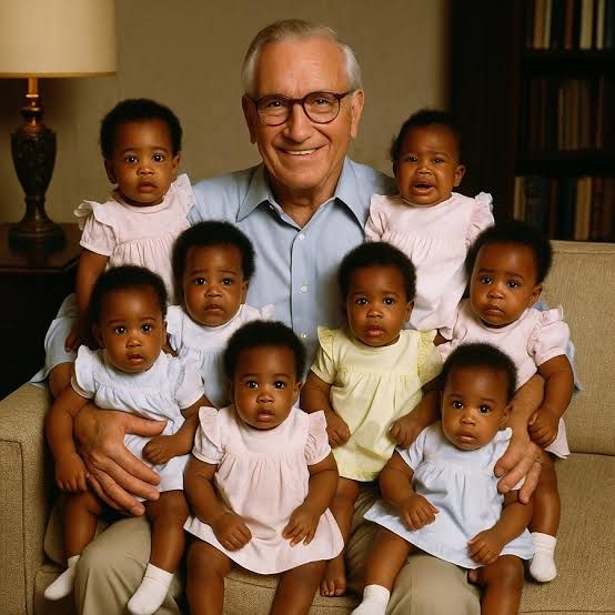 Man adopts nine abandoned black girls and raises them